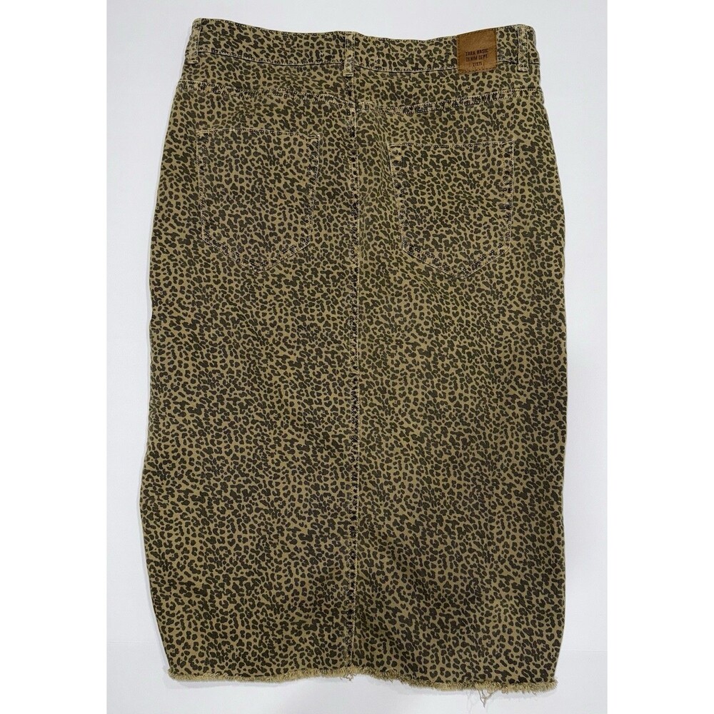 Zara Leopard Print Pencil Skirt - Picture 7 of 7